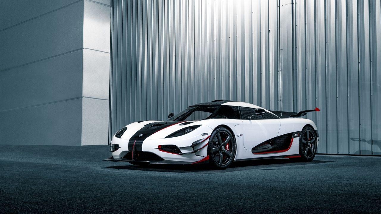 1280x720 Download wallpaper  koenigsegg, one, side view hd, hdv, 720p, Desktop