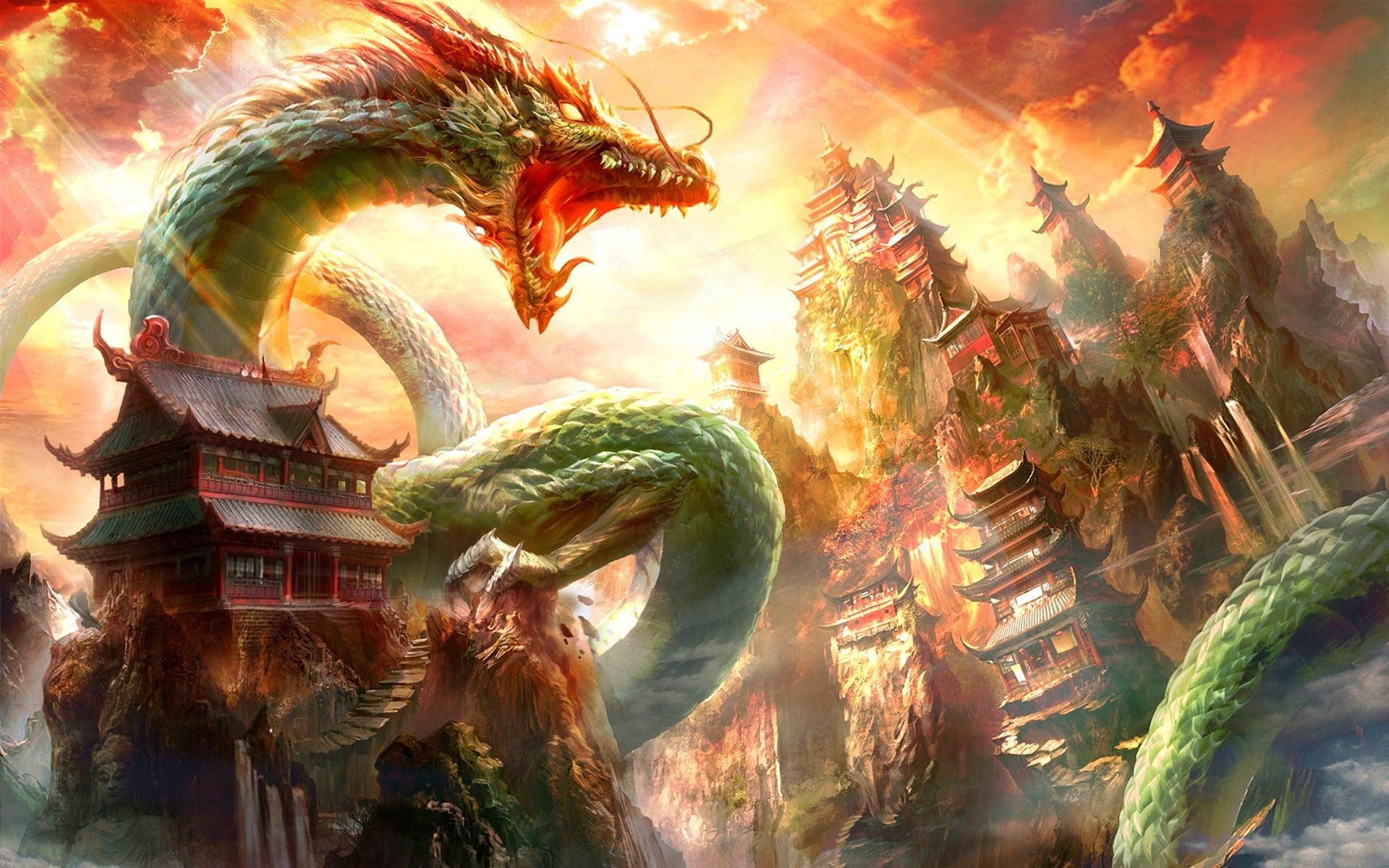 1920x1200 Dragon Wallpaper HD Download Free, Desktop