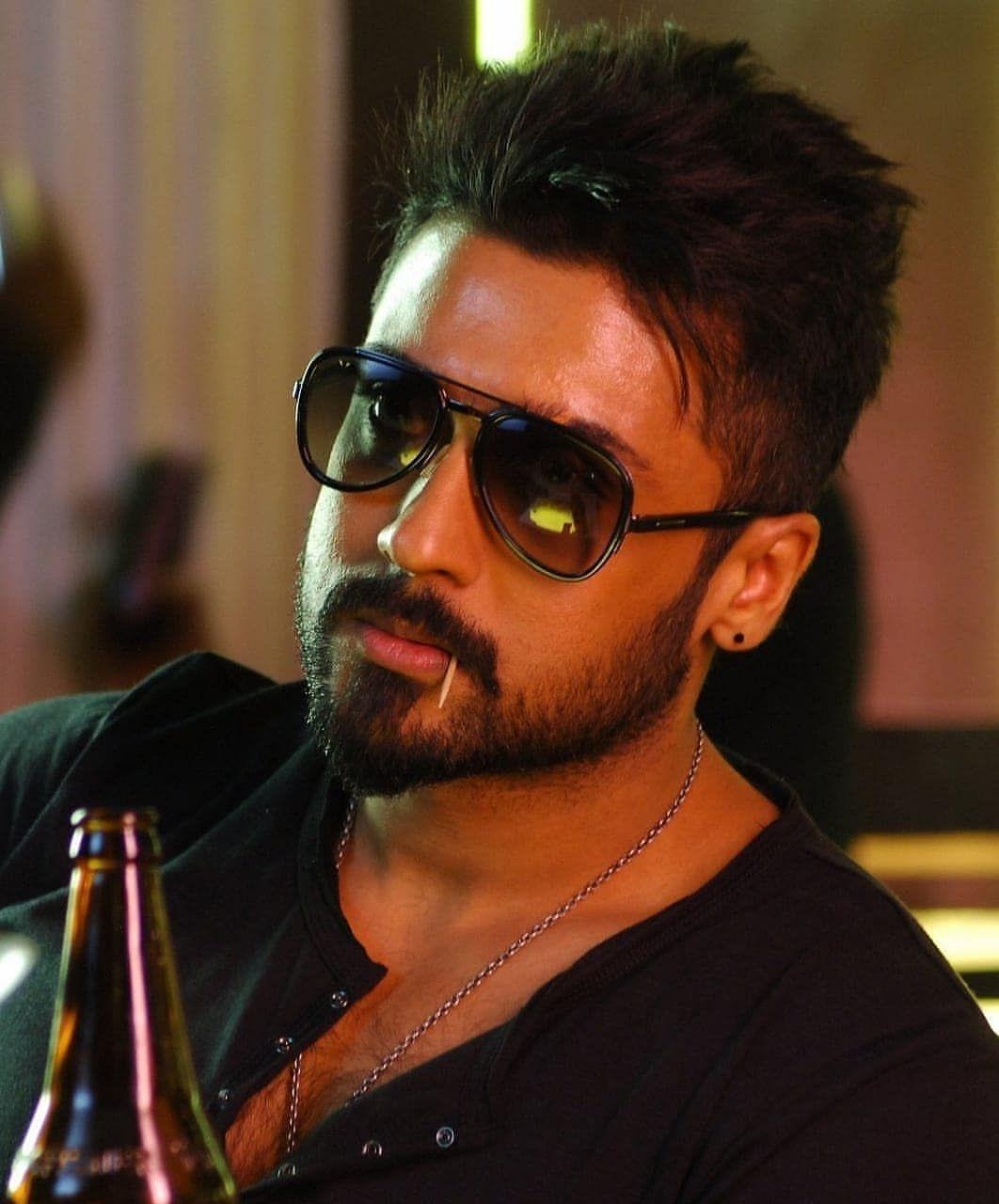 1070x1280 Image may contain: 1 person, sunglasses, beard and closeup. Surya actor, Actor photo, Actors image, Phone