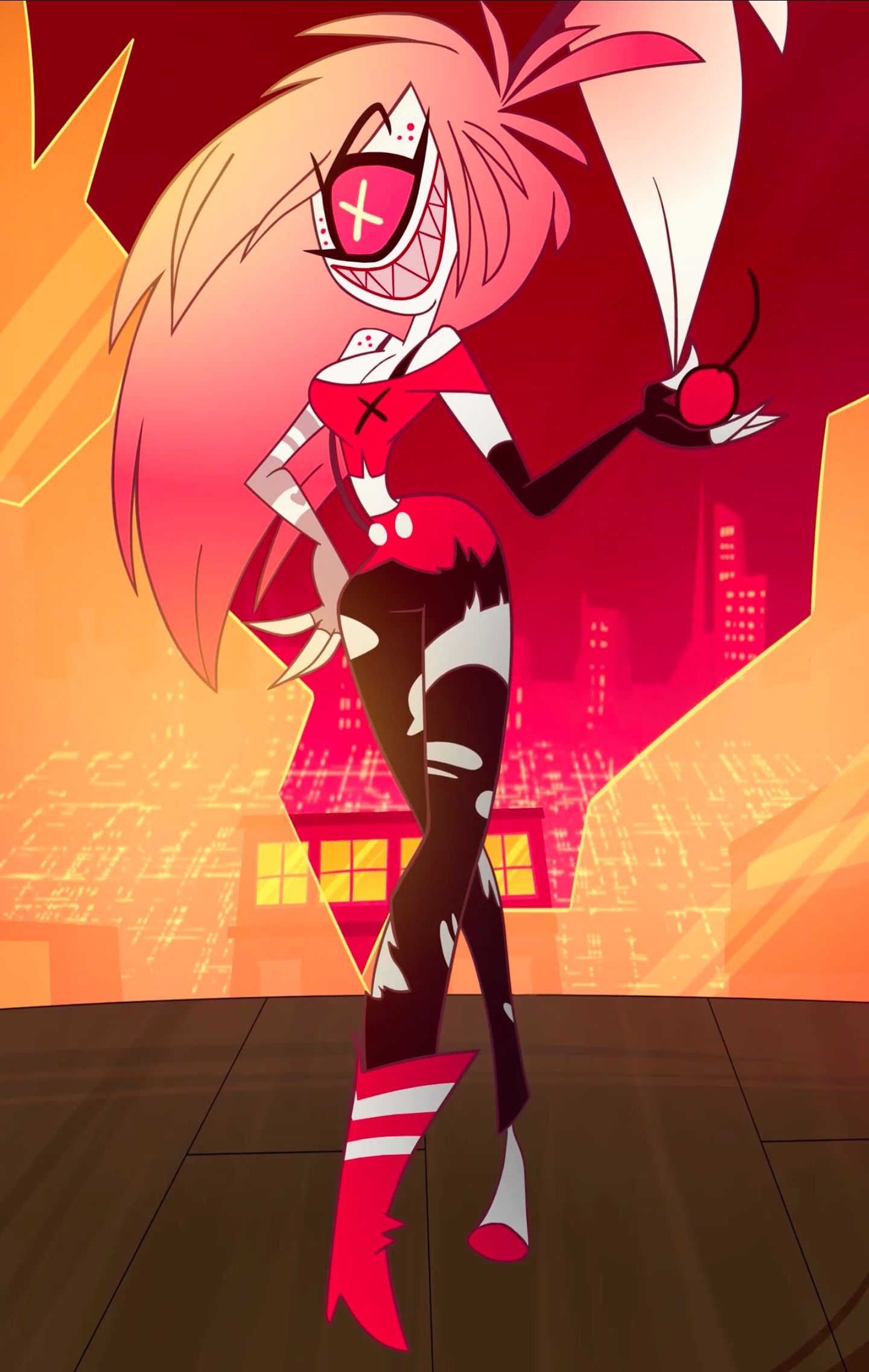 1440x2280 Cherri Bomb. Hotel art, Vivziepop hazbin hotel, Phone