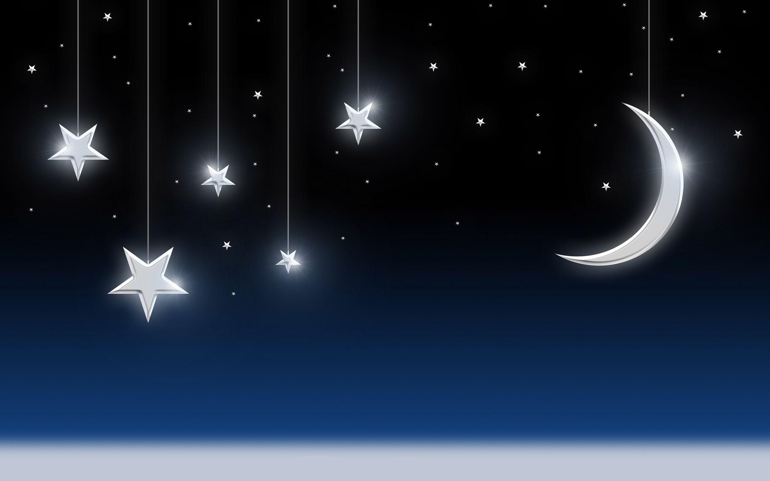 2560x1600 full_moon_sky_stars_wallpaper, Desktop