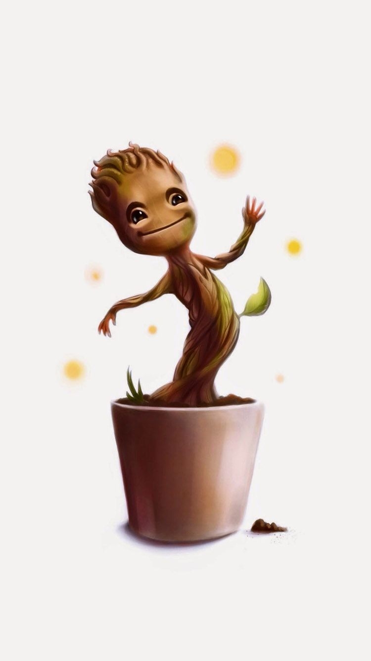 750x1340 Baby Groot. Cute! of the Galaxy iPhone wallpaper, Phone