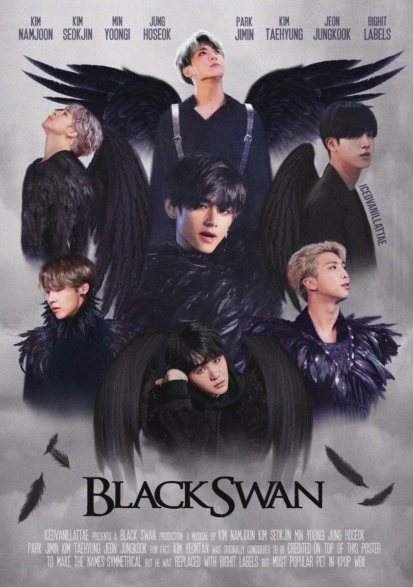 850x1200 BTS Black Swan Photo Edits And Artworks That Will Leave You Breathless, Phone