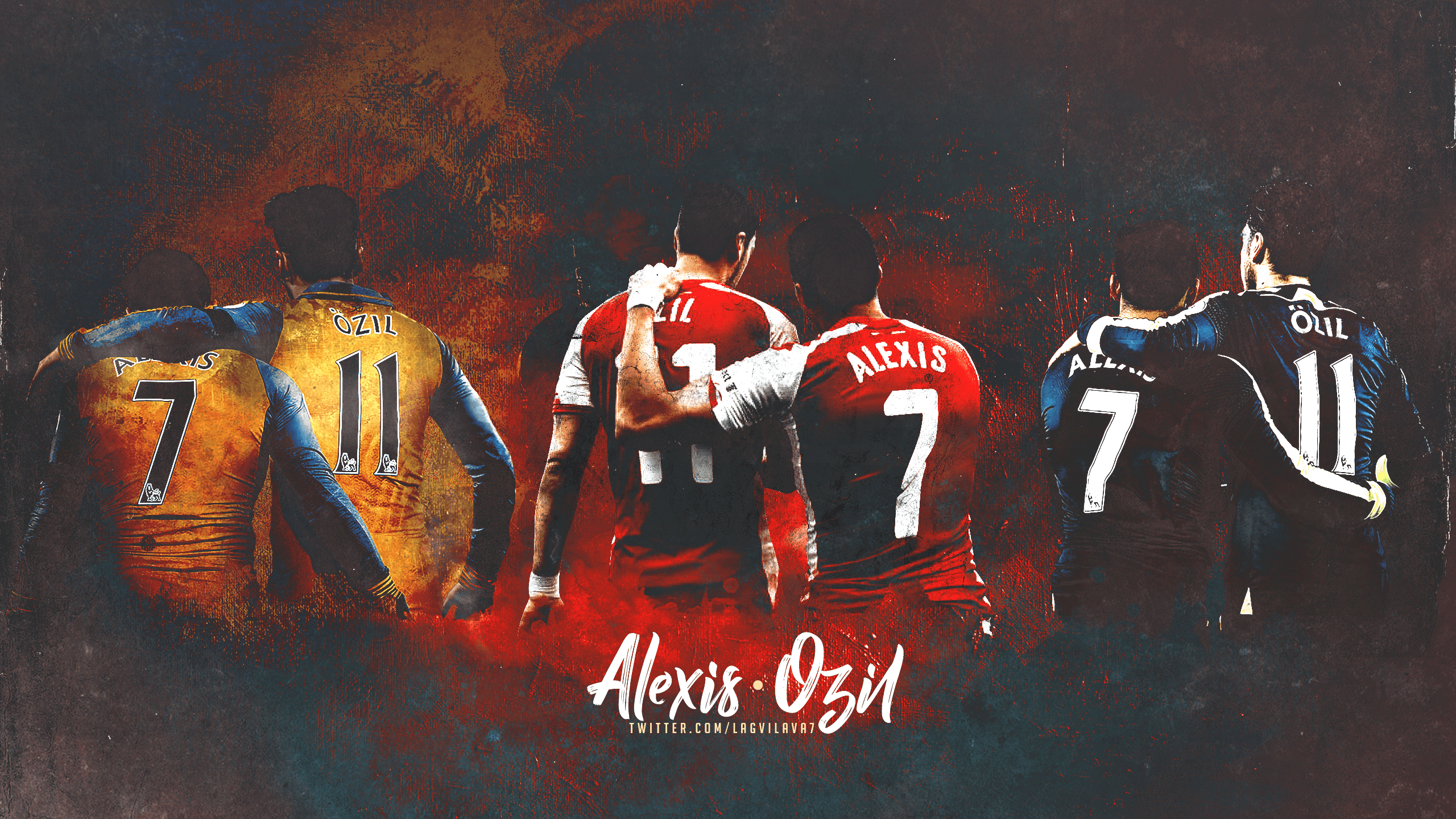 2560x1440 Mesut Ozil Alexis Sanchez, Desktop