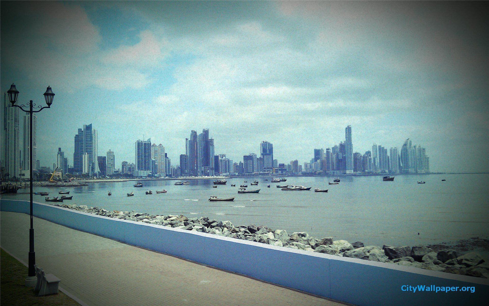 1920x1200 Panama Skyline Wallpaper, Desktop