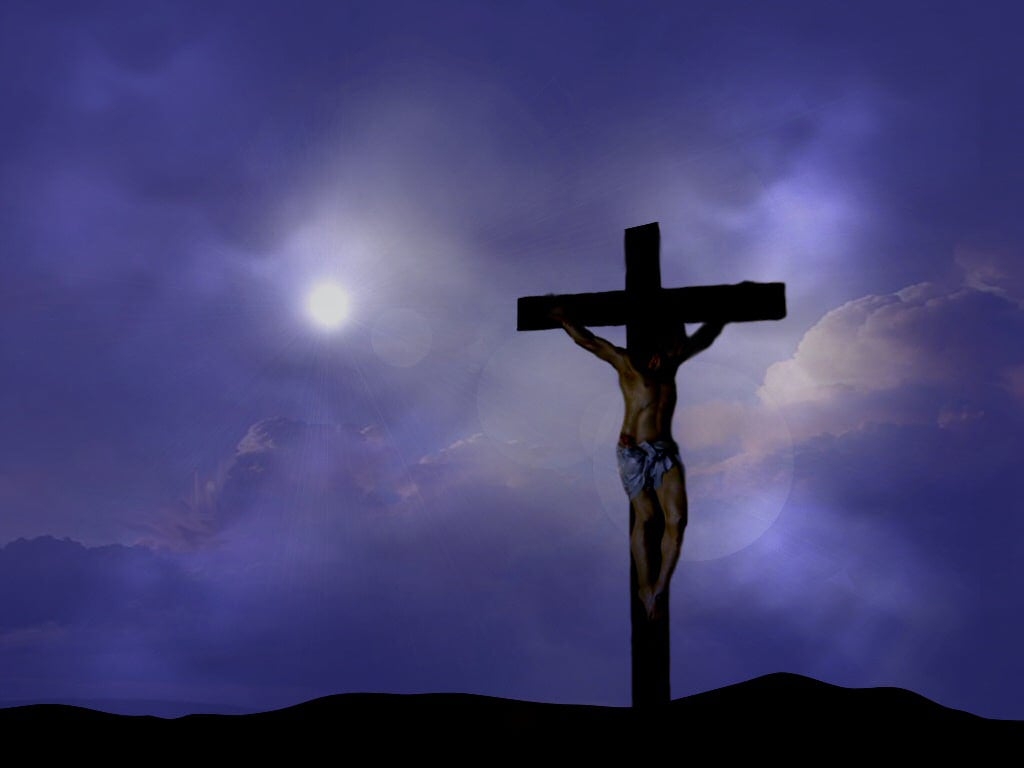 1030x770 Wallpaper Cross Jesus Christ, Desktop