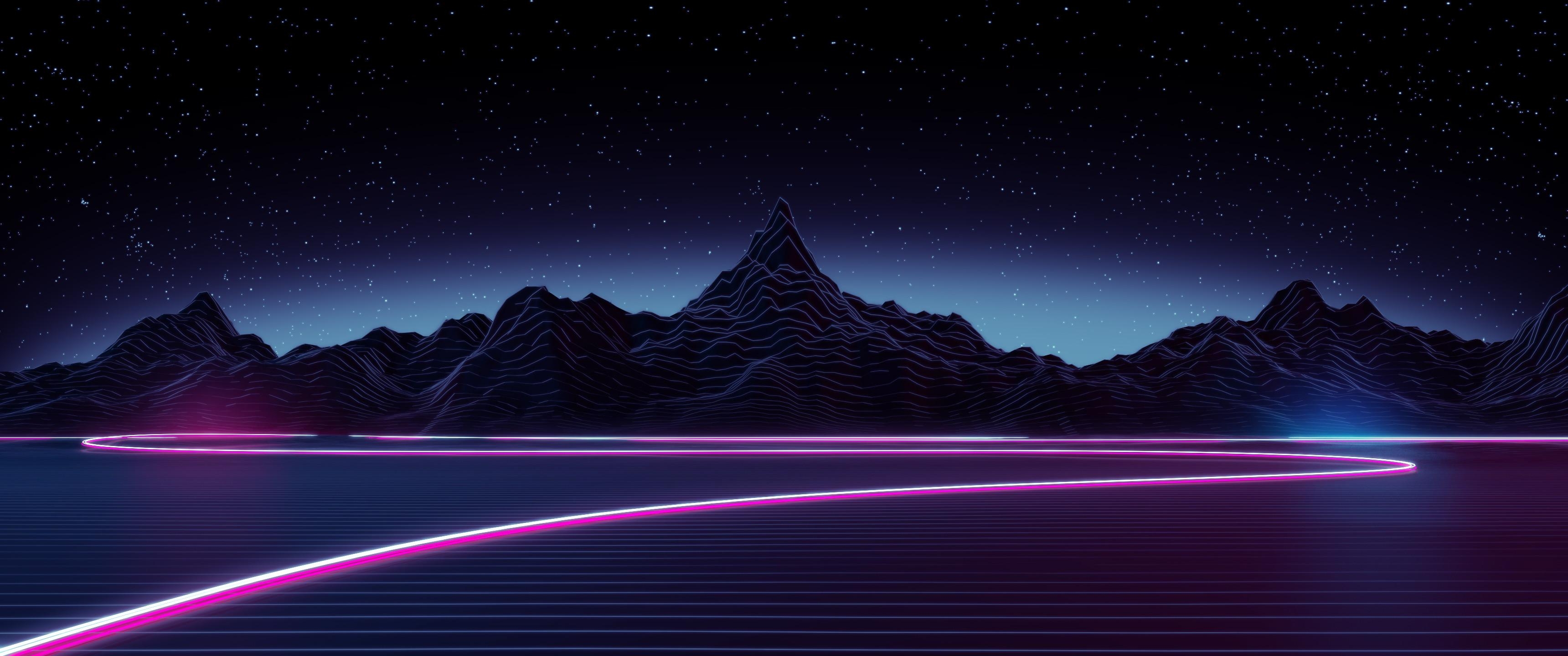 3440x1440 Aesthetic Wallpaper, Dual Screen