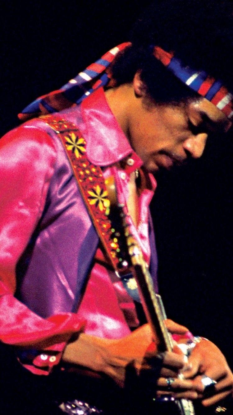 750x1340 Jimi Hendrix Phone Wallpaper, Phone