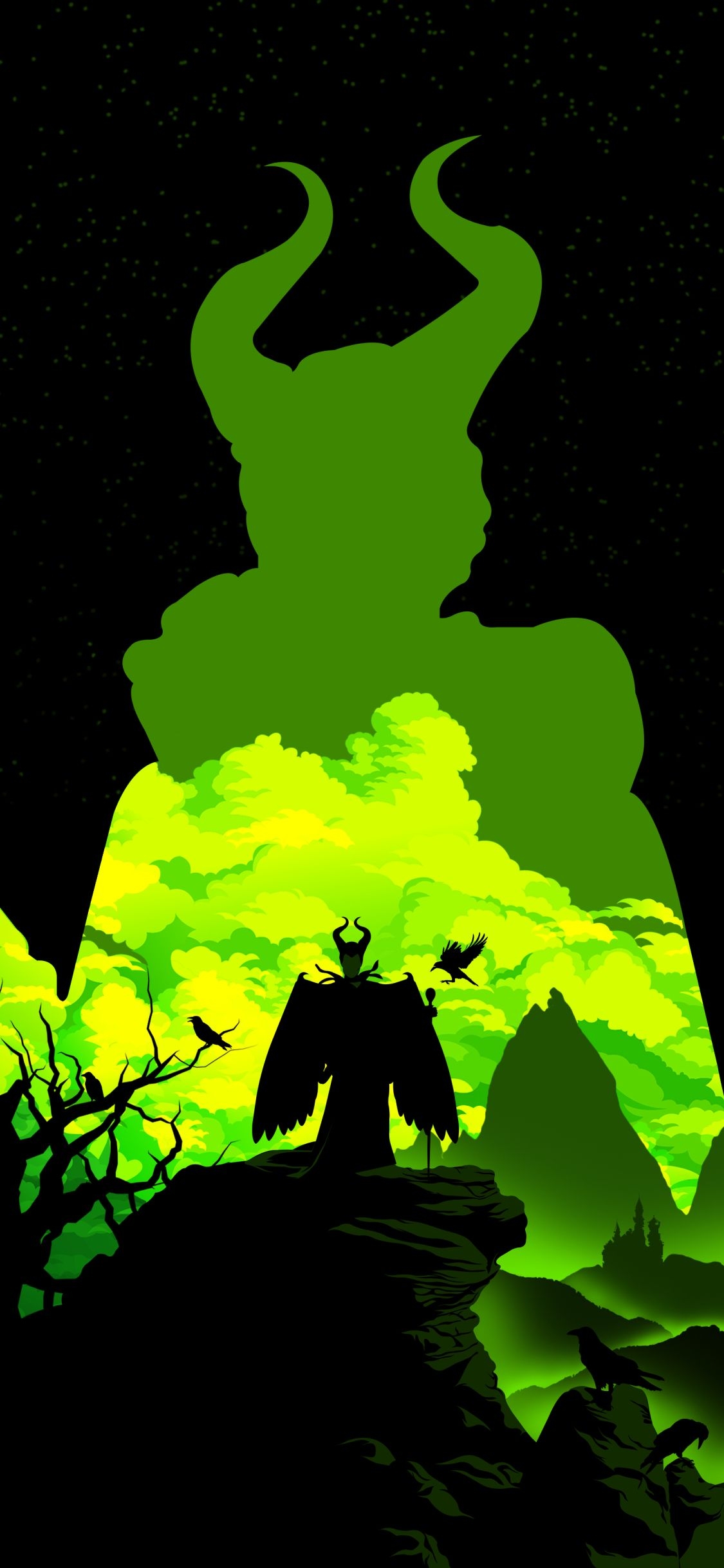 1130x2440 Maleficent Cool Minimal iPhone XS, iPhone iPhone X, Phone