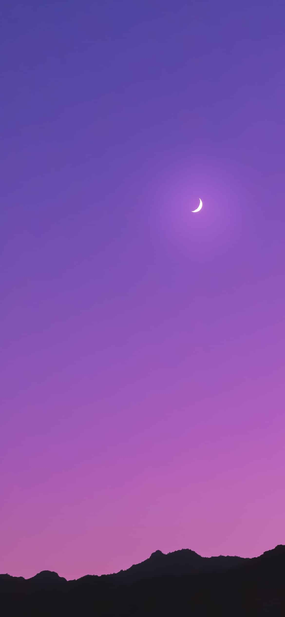 1170x2540 Free Purple Aesthetic Wallpaper Background Perfect For Your iPhone, Phone