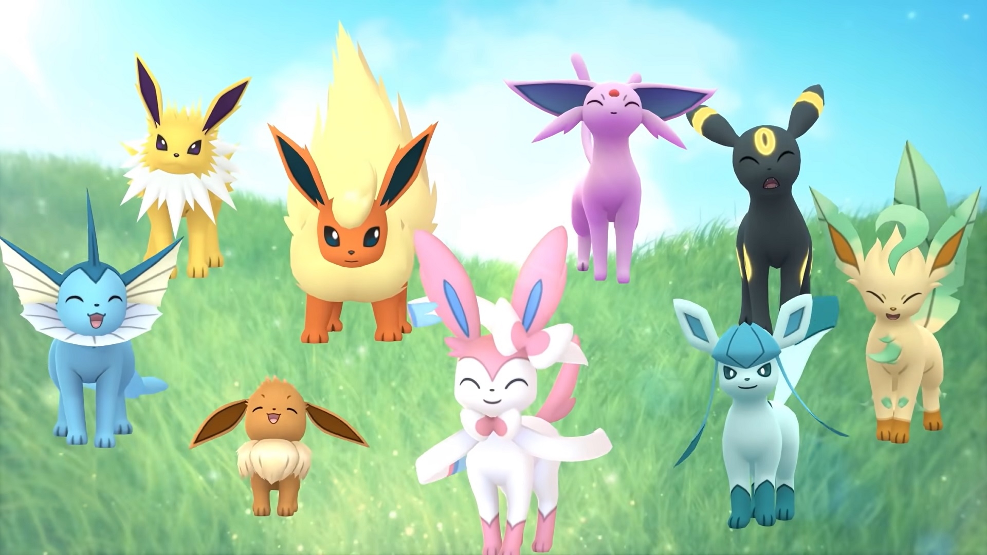 1920x1080 Pokémon Go Eevee evolution, Desktop