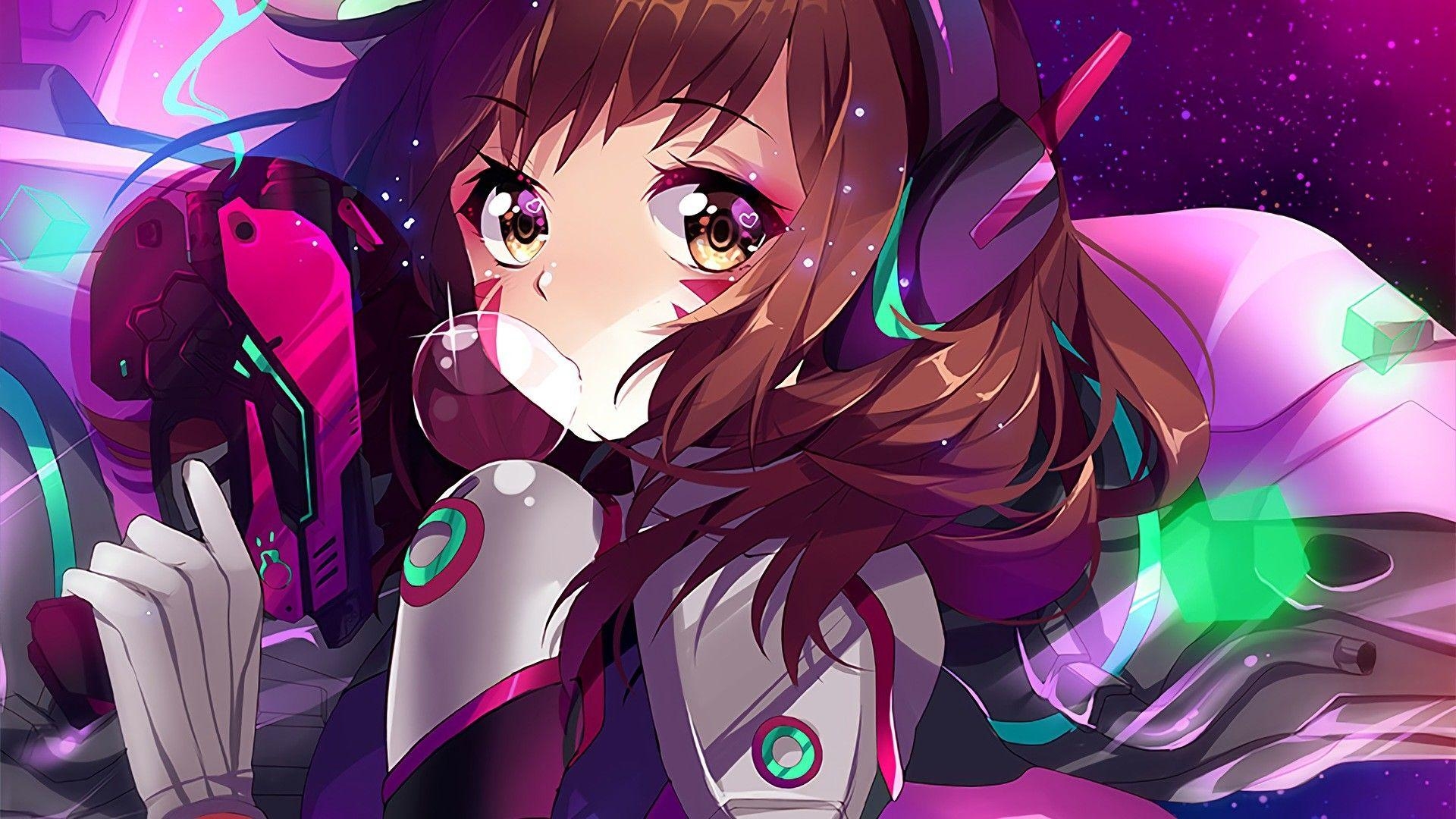 1920x1080 Overwatch D.va Wallpaper background picture, Desktop