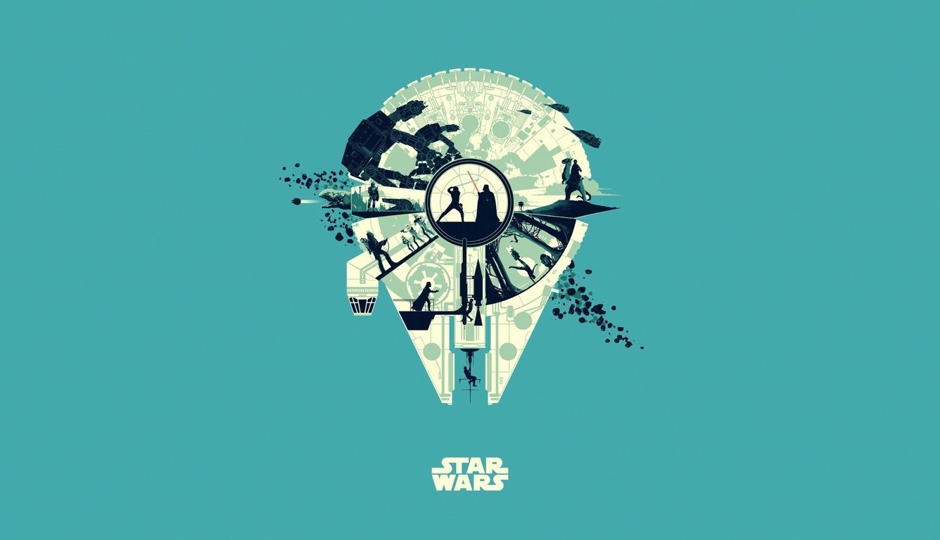 1340x770 Star Wars Minimalism 5k Laptop HD HD 4k Wallpaper, Image, Background, Photo and Picture, Desktop