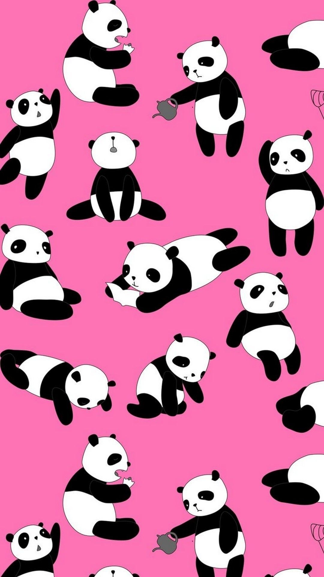 1080x1920 Cute Panda Pink iPhone Wallpaper Panda Wallpaper HD HD Wallpaper, Phone