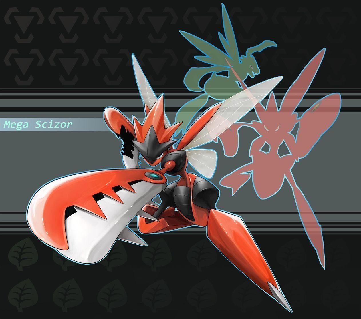 1270x1120 Mega Scizor, Desktop