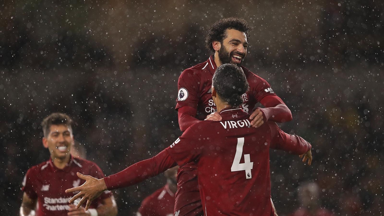 1600x900 Football news Salah and Virgil van Dijk strike to seal, Desktop