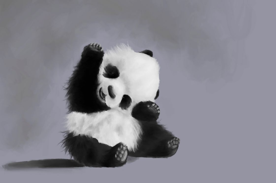 1130x750 Dark Panda Wallpaper Free Dark Panda Background, Desktop