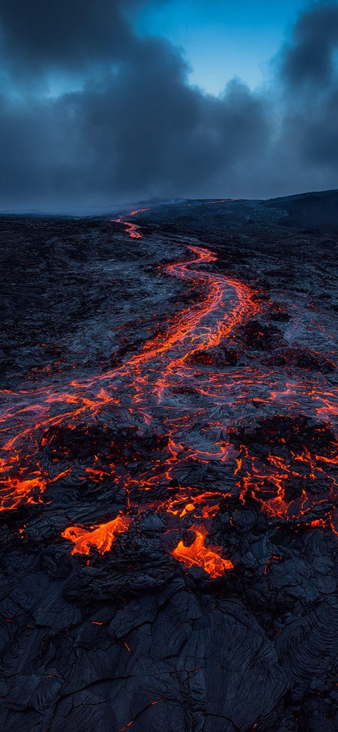 1130x2440 Best volcano wallpaper for iPhone x, Phone