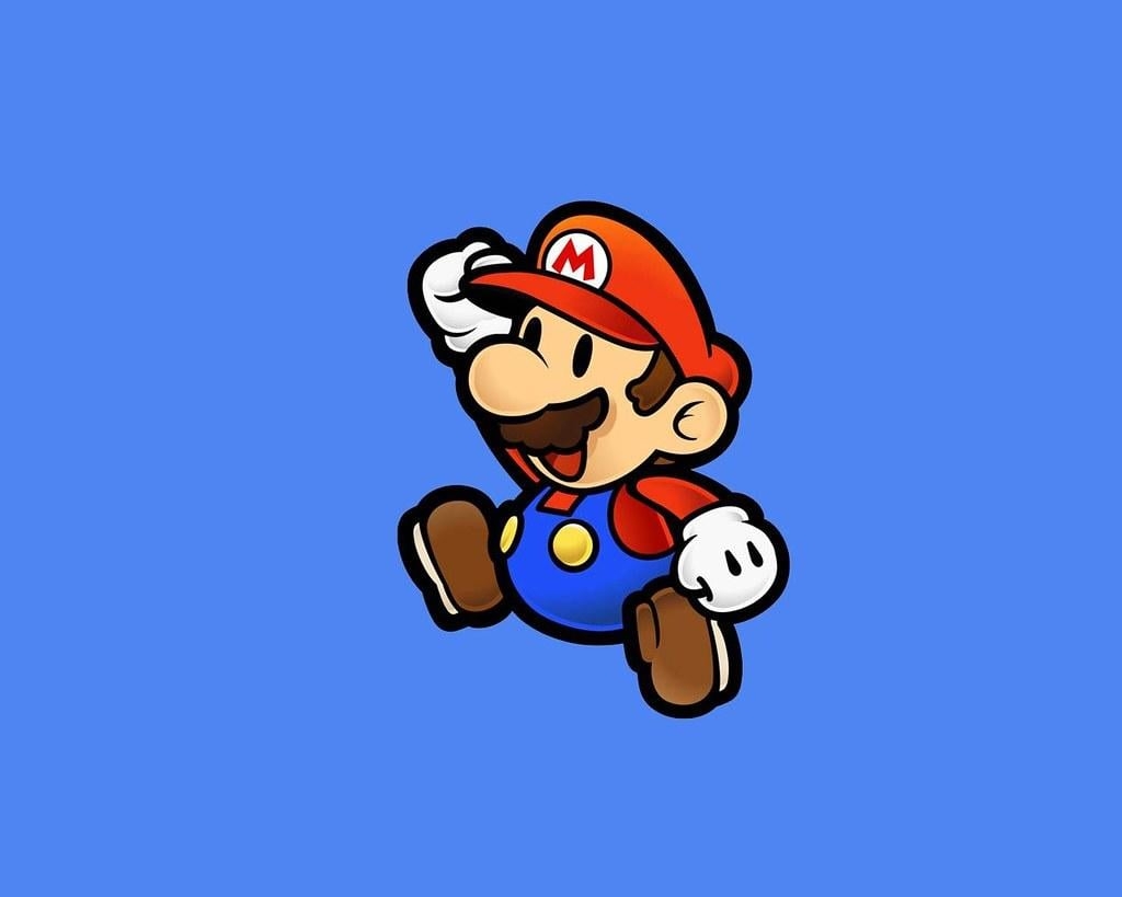 1030x820 super paper mario wallpaper, Desktop