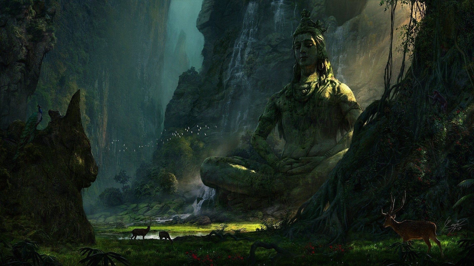 1920x1080 Unexplored Ruins (Lord Shiva), Desktop