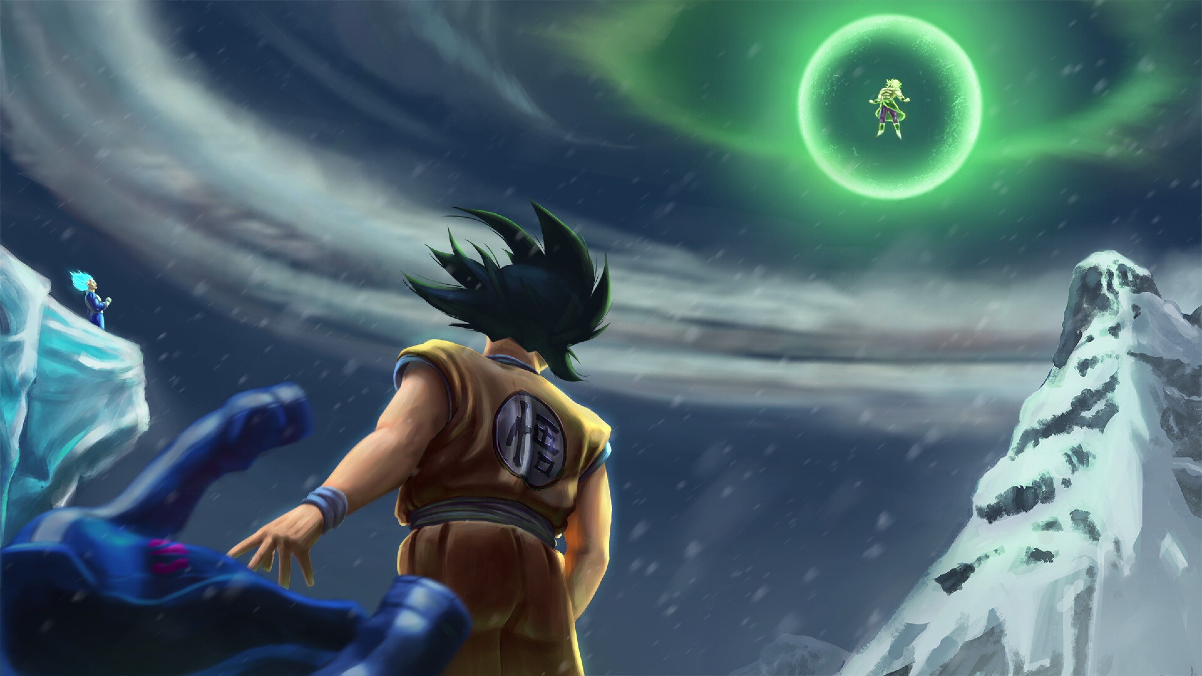 3840x2160 Goku Vegeta Vs Broly HD Wallpaper 4K Ultra HD Wallpaper.net, Desktop