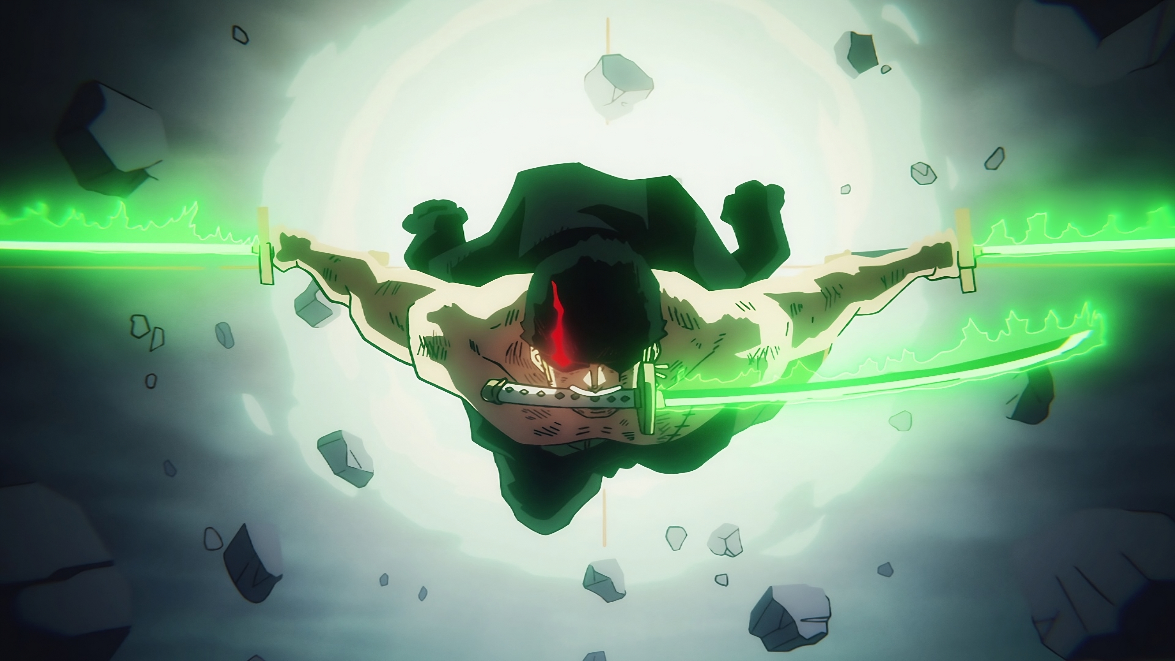 3840x2160 One Piece The Three Sword Style Of The Supreme King! Zoro Vs. King (TV Episode 2023), Desktop