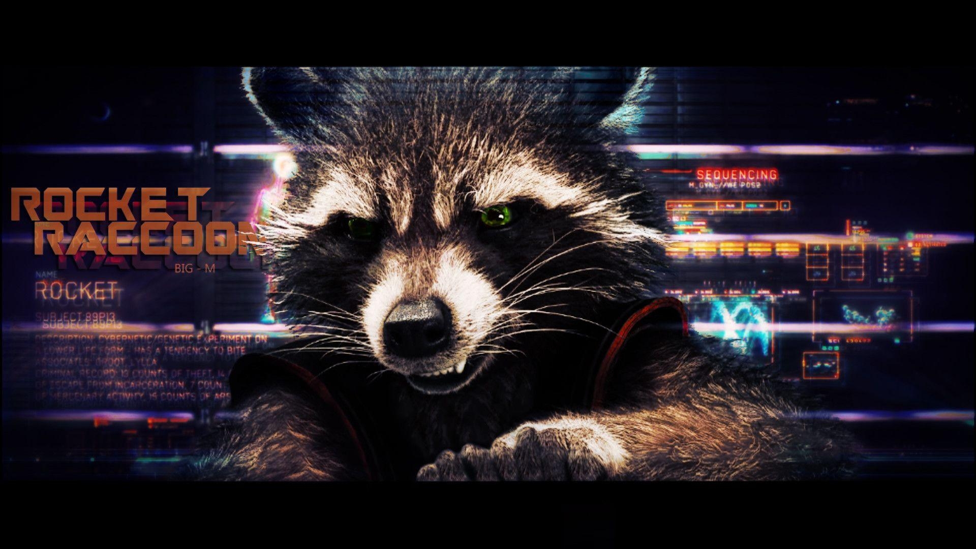 1920x1080 HD Rocket Raccoon Wallpaper, Desktop