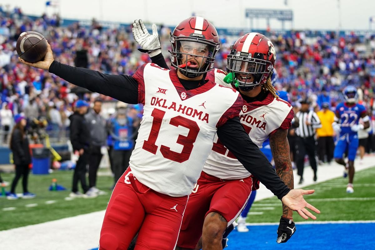 1200x800 OU football: Sooners' Caleb Williams struggles in 1st half, but 'took over the game' in 2nd half comeback against Kansas, Desktop