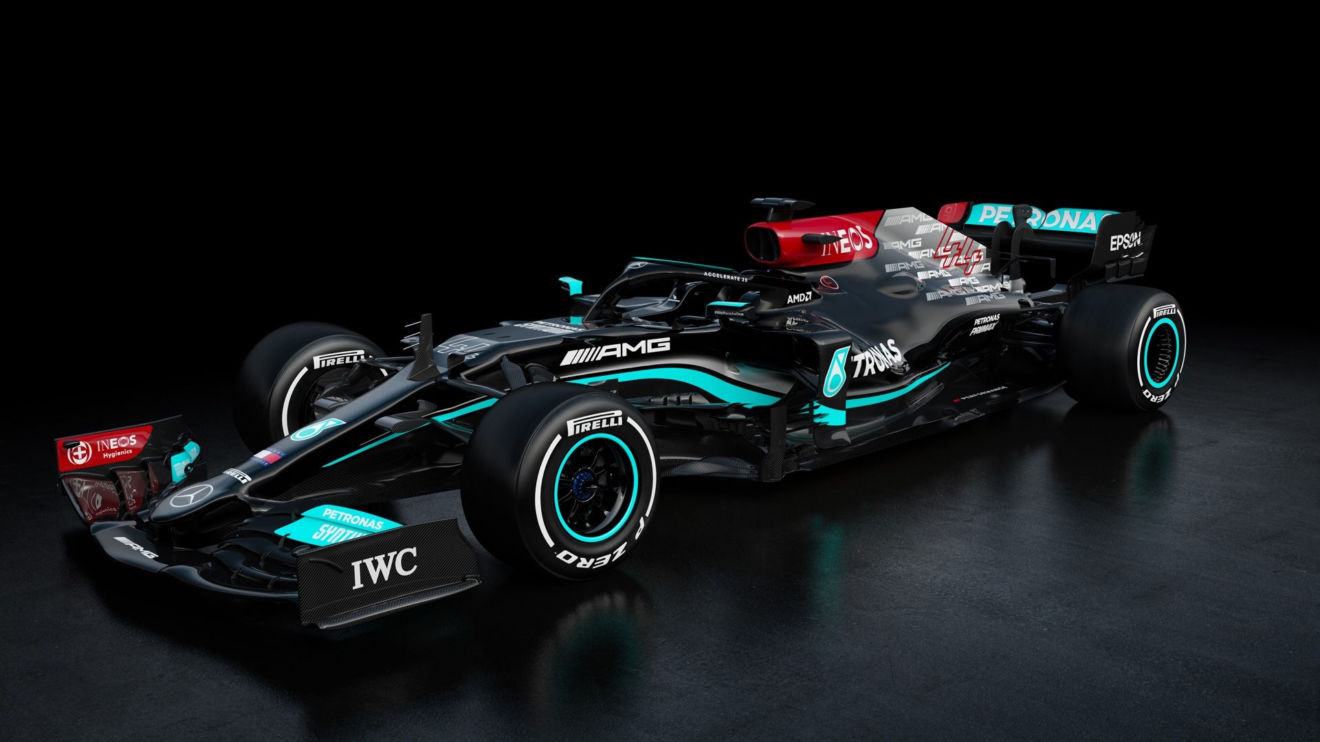 1920x1080 Mercedes retain black livery as they unveil Hamilton and Bottas' new F1 car for 2021. Formula 1®, Desktop