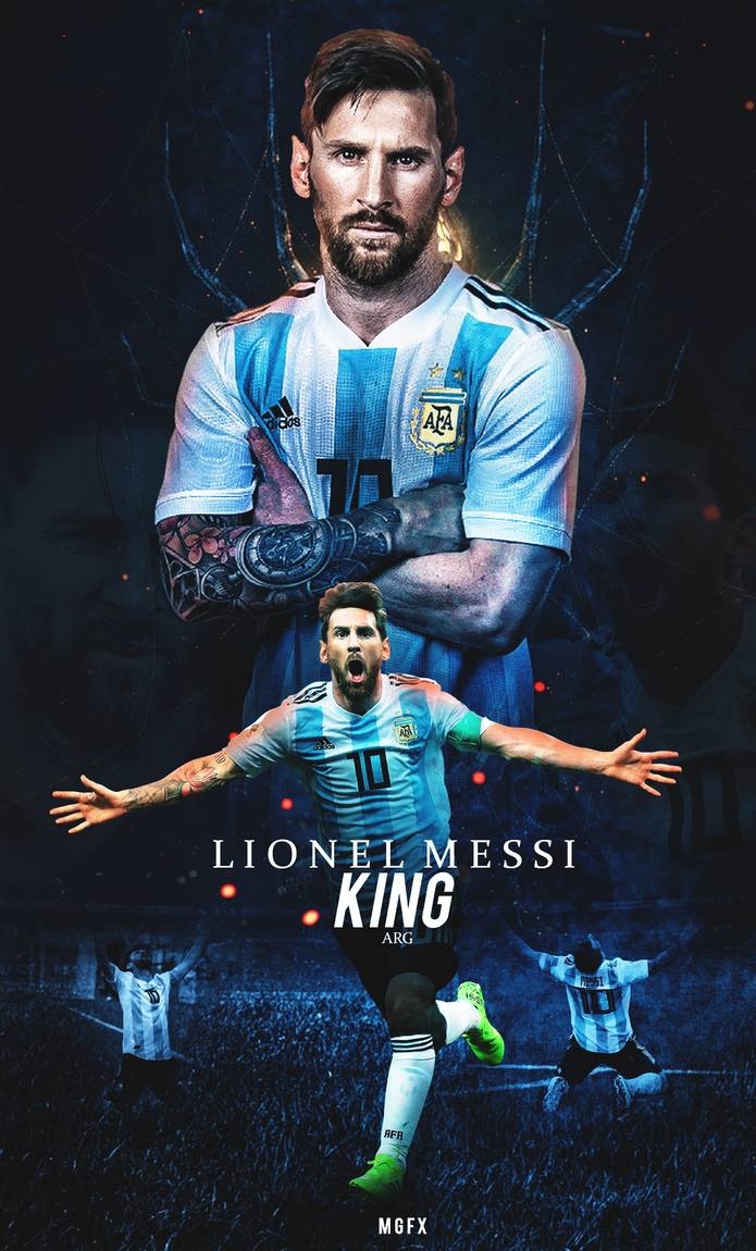 700x1150 Wallpaper Of Lionel Messi, Phone