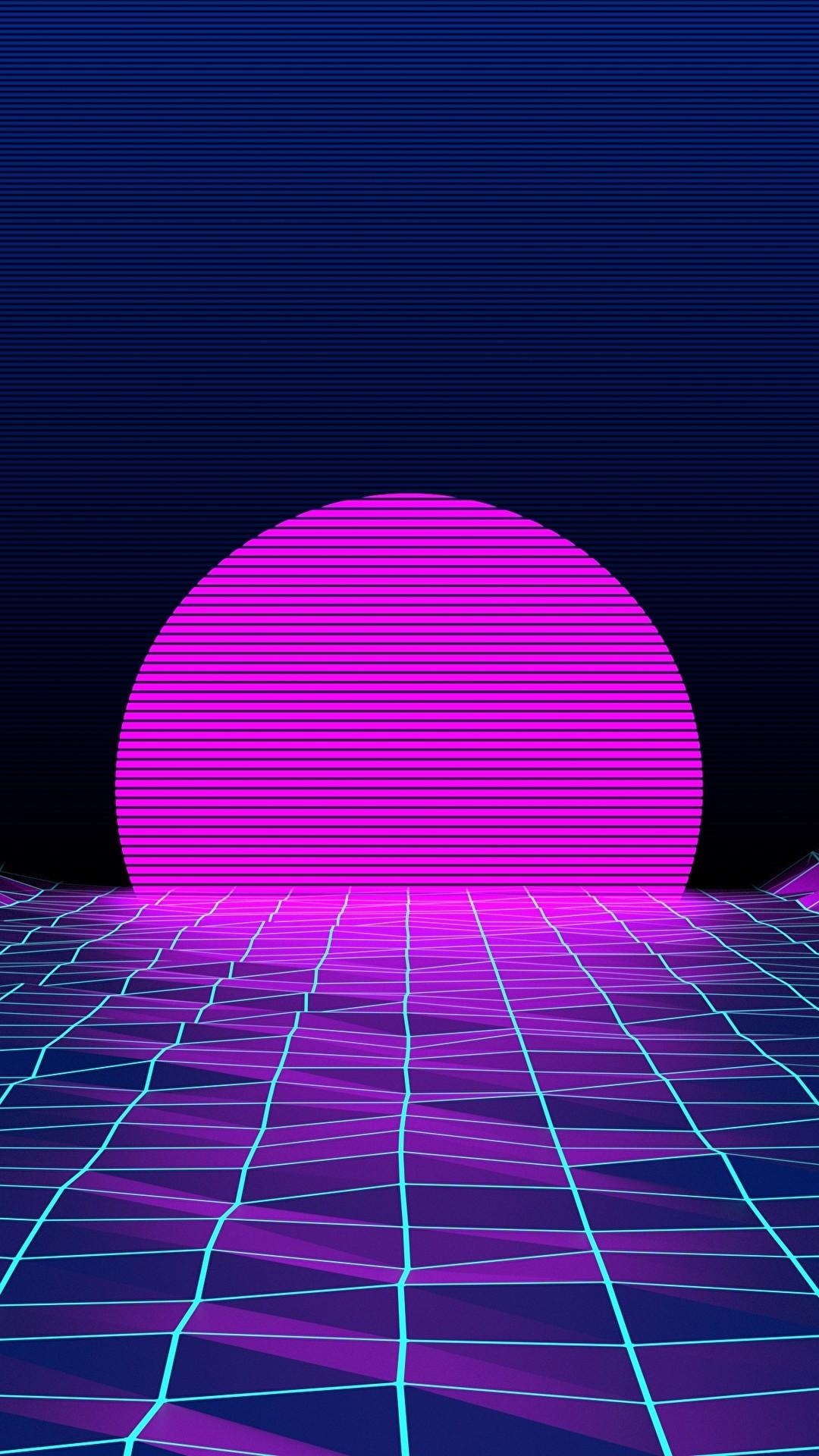 1080x1920 Retro 80s Wallpaper, Phone