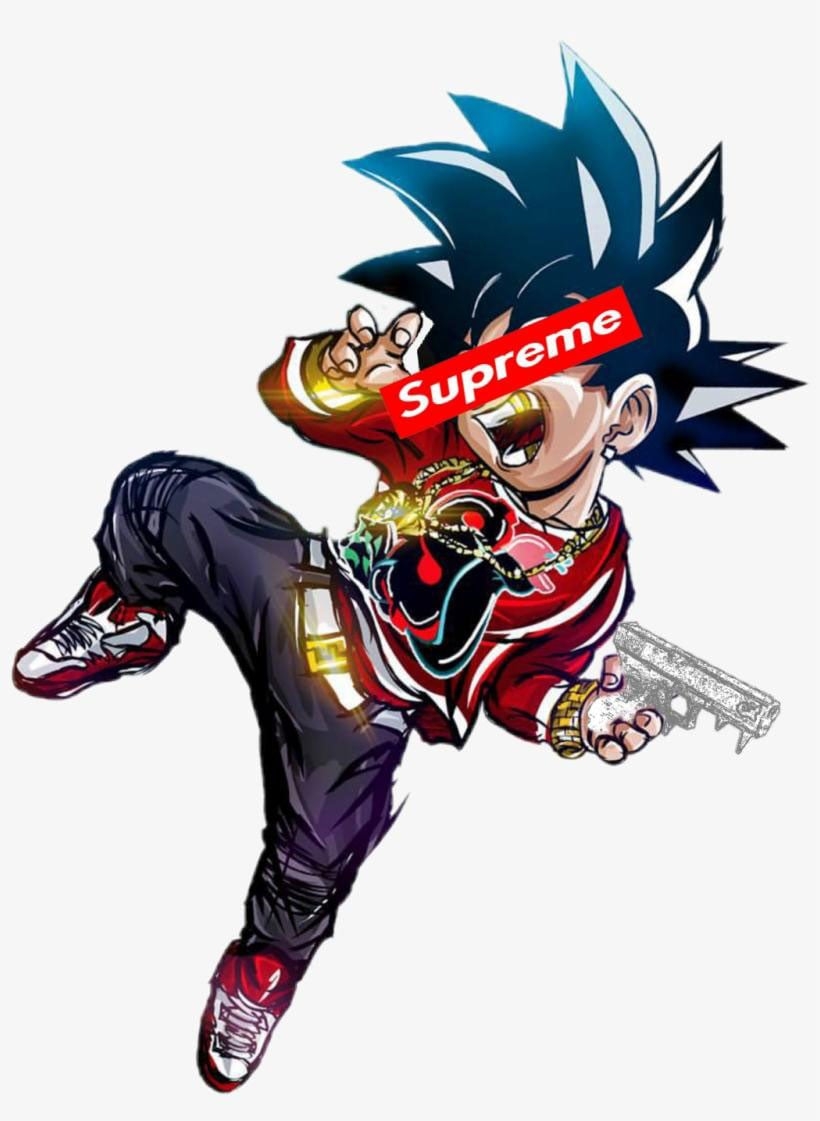 820x1130 Supreme Drip Goku Wallpaper, Phone