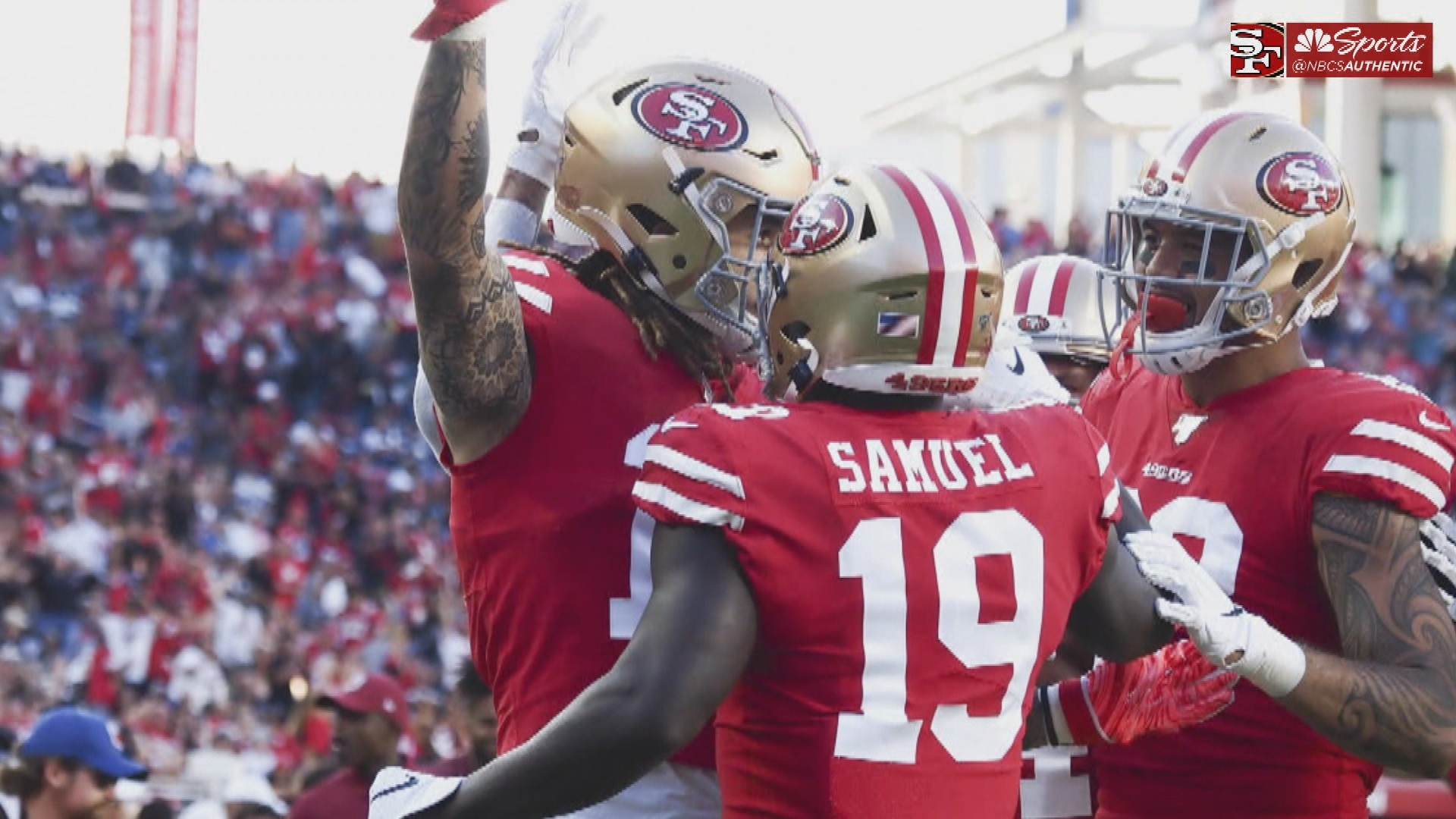 1920x1080 Rookie WRs Deebo Samuel, Jalen Hurd steal show in 49ers, Desktop