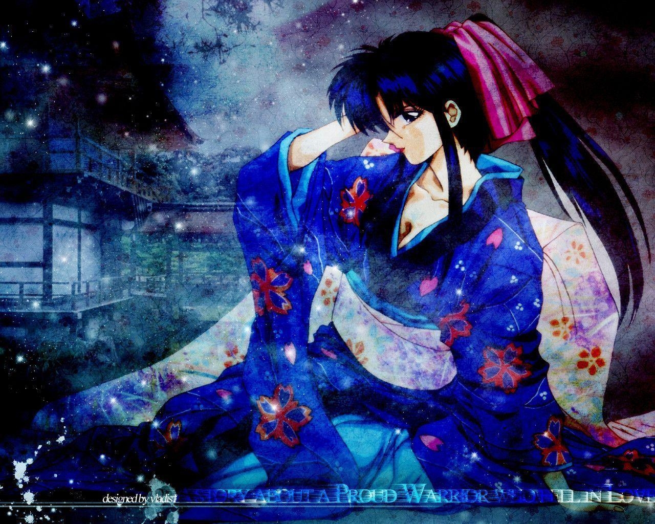 1280x1030 Samurai X Rurouni Kenshin Kaoru Image Wallpaper Download Logo, Desktop