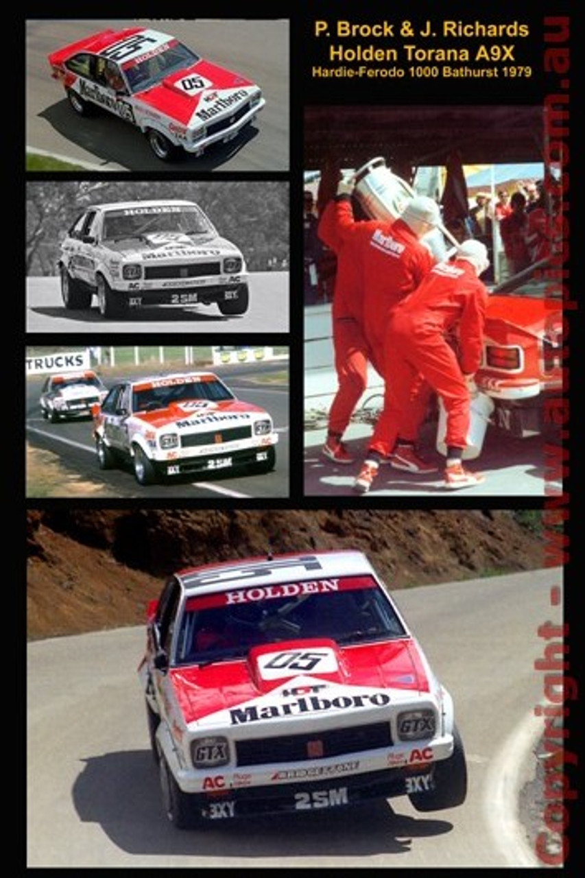 860x1280 Peter Brock & Jim Richards collection of 5 photo from Bathurst 1979 Torana A9X, Phone