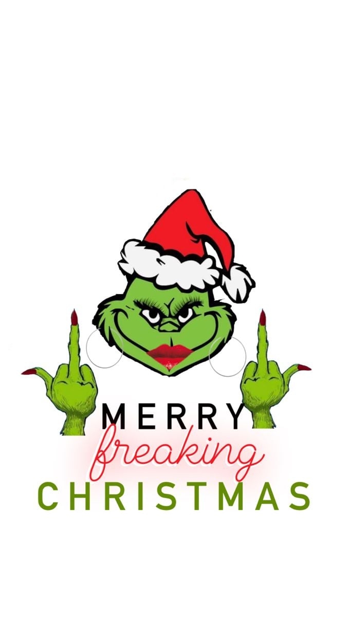 680x1200 Baddie Grinch Wallpaper. Funny christmas wallpaper, Cute christmas wallpaper, Christmas phone wallpaper, Phone