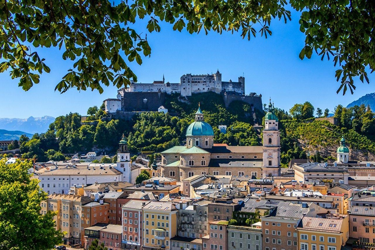 1280x860 image Salzburg Austria Fortification Hohensalzburg Castle, Desktop