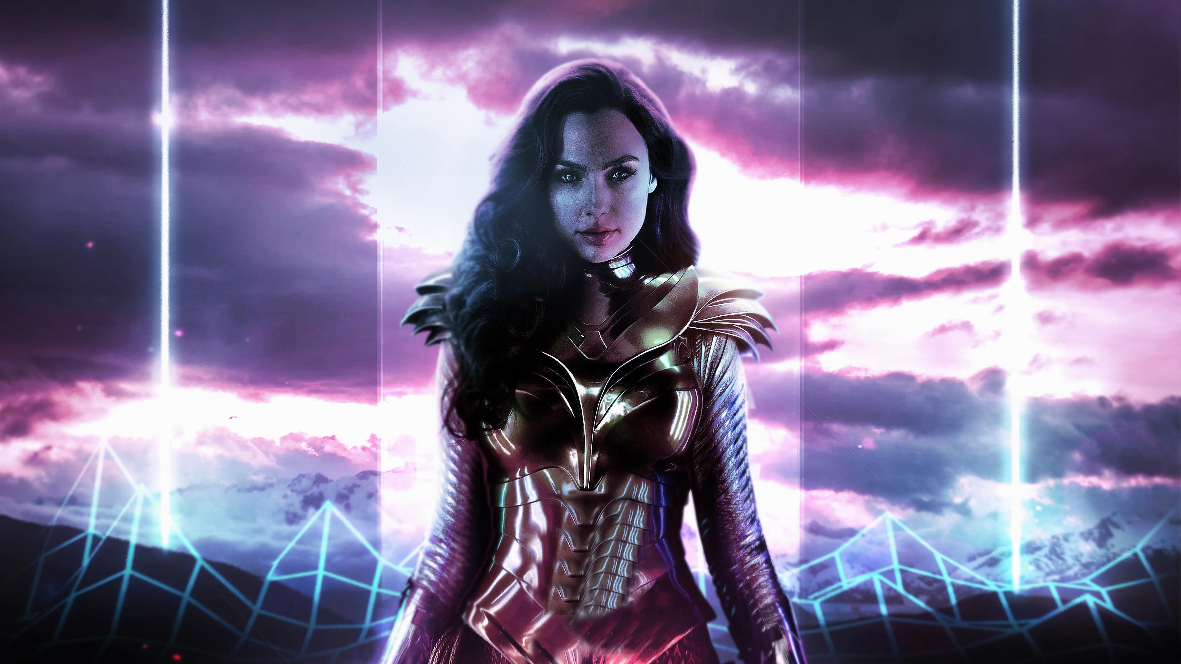 3840x2160 Wonder Woman 1984 Movie 4k Neon, HD Movies, 4k Wallpaper, Desktop