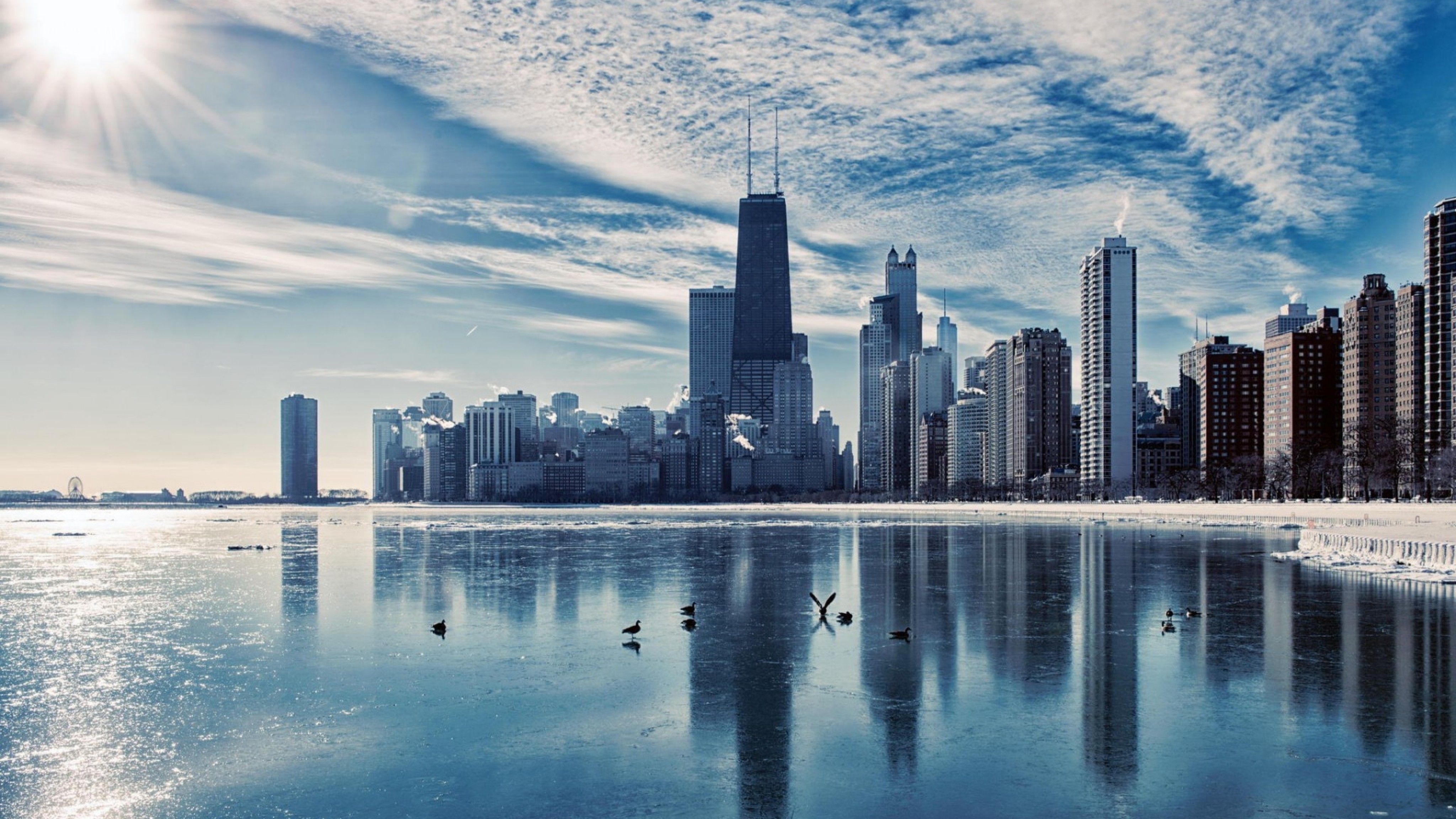 4100x2310 4k Resolution Chicago Wallpaper, Desktop