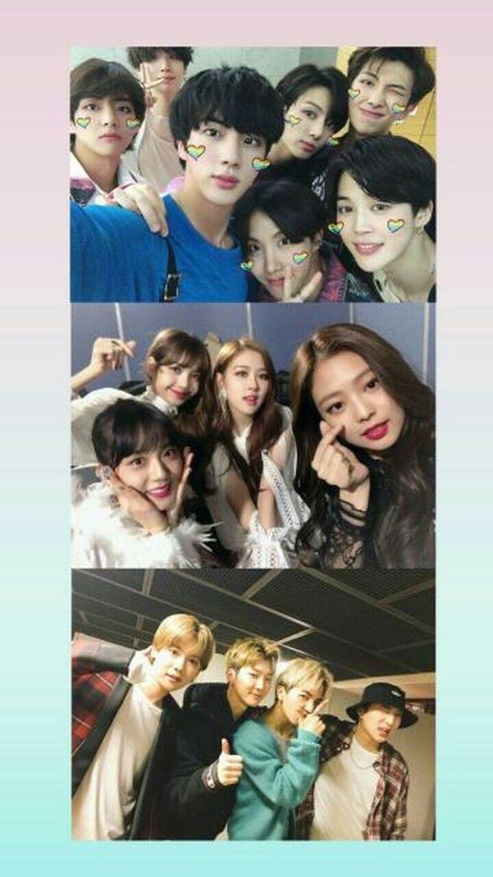 720x1280 Most popular kpop groups favorites: BTS, Blackpink, WINNER, Phone