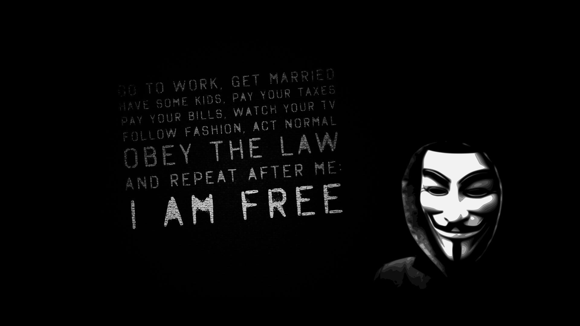 1920x1080 Anonymous Hacker Message Wallpaper, Desktop