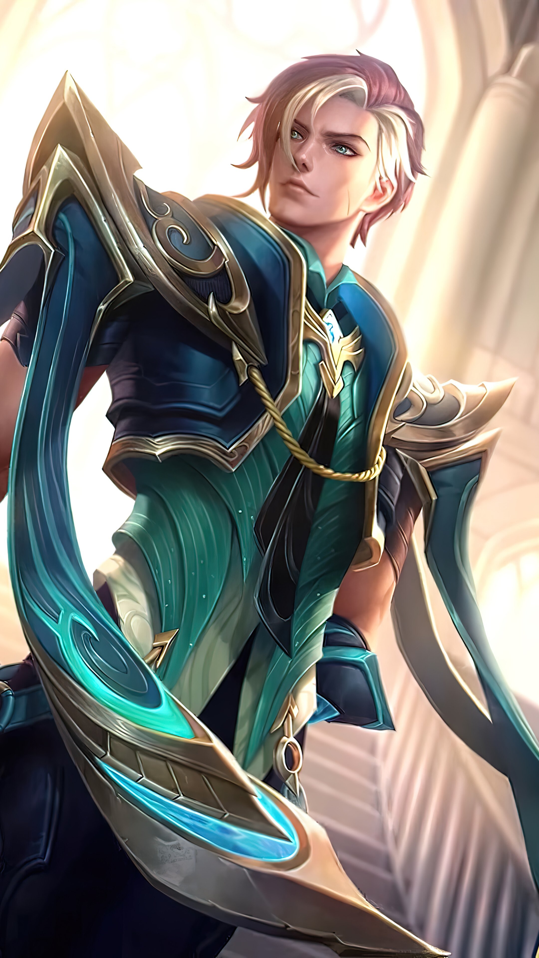 2160x3840 Aamon Night's Edge Skin Mobile Legends Phone iPhone 4K Wallpaper free Download, Phone