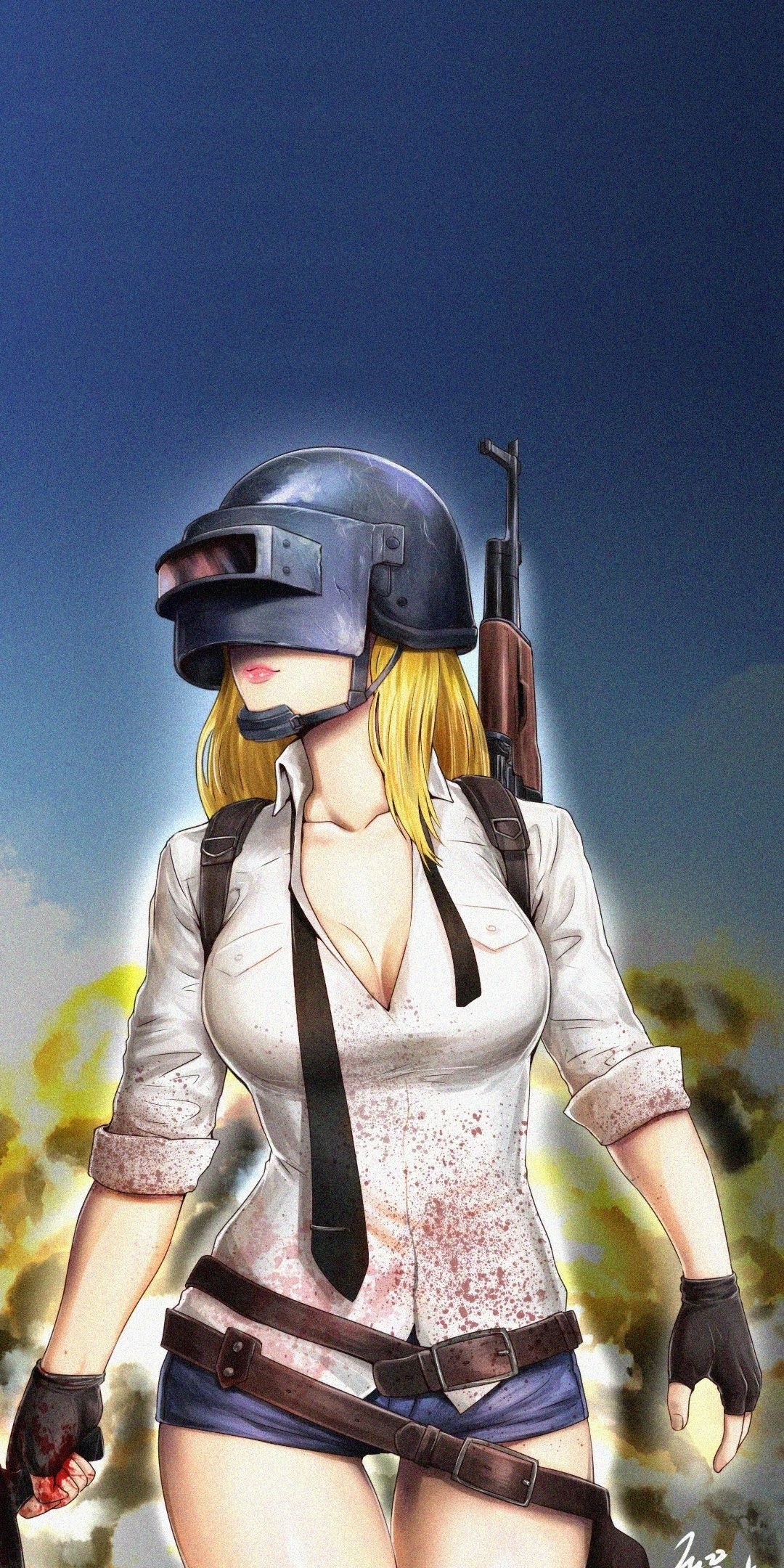 1080x2160 Anime Girl Pubg Cute Girl Wallpaper HD, Phone