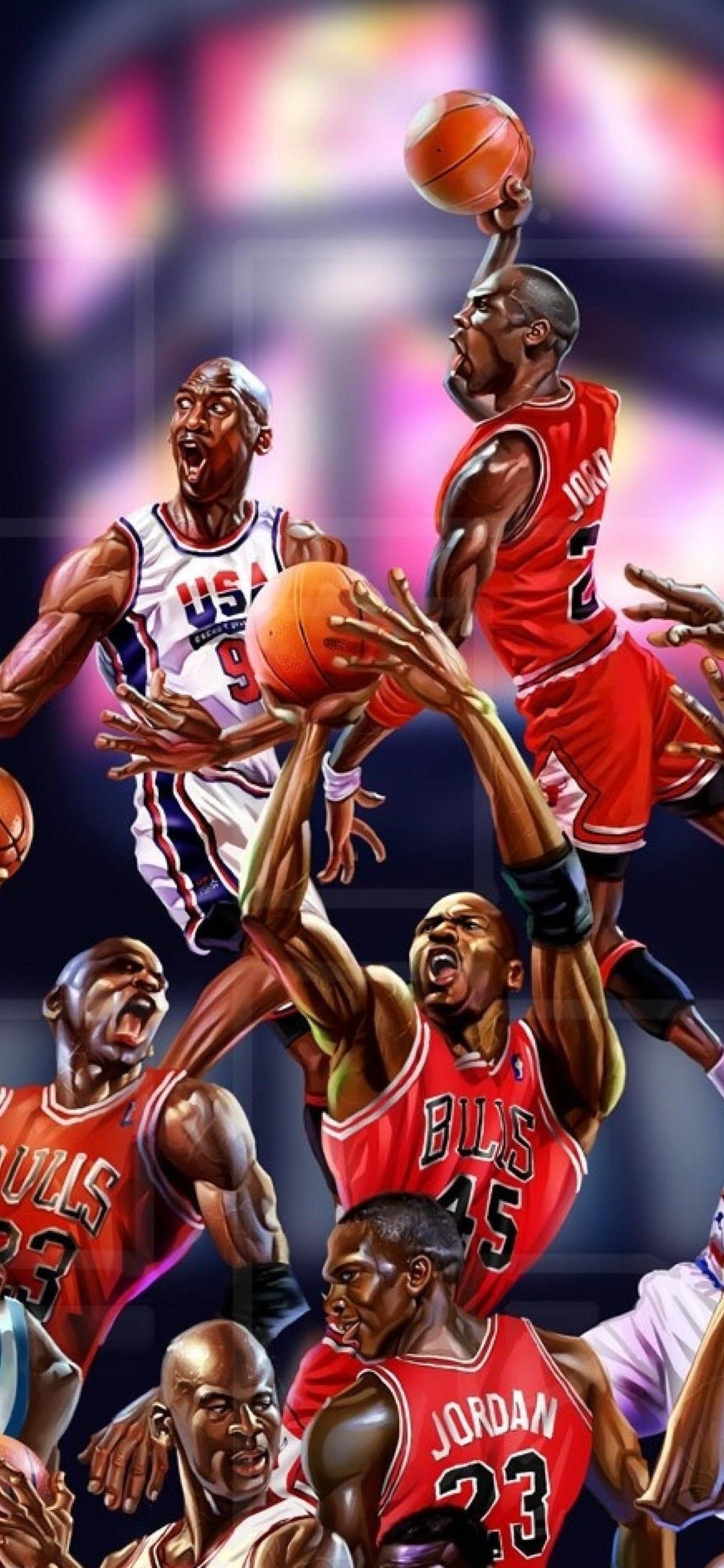 1250x2690 Michael Jordan Wallpaper, Phone