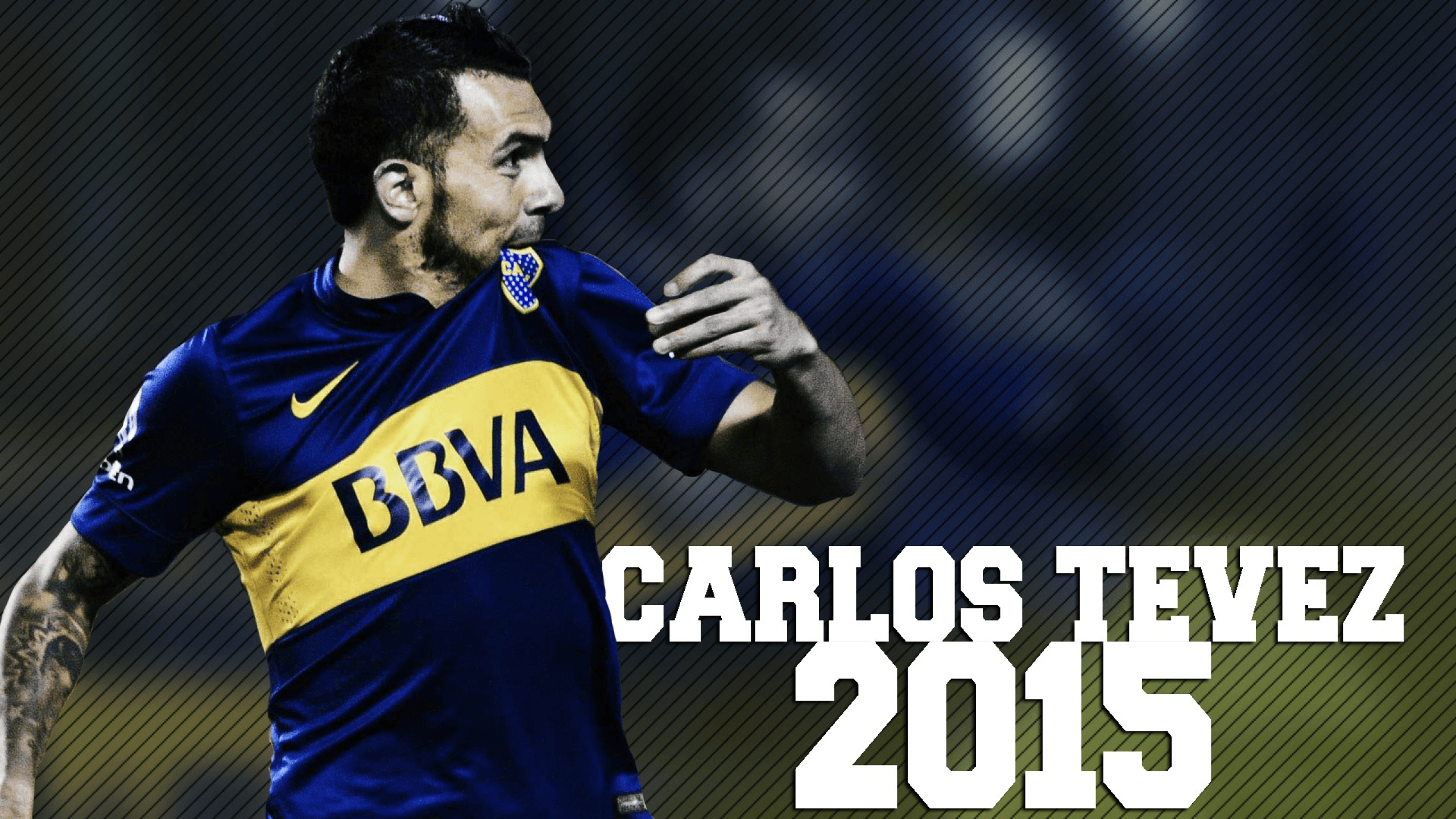 2560x1440 Download  Boca Juniors, Boca, Carlos Tevez, football, Desktop