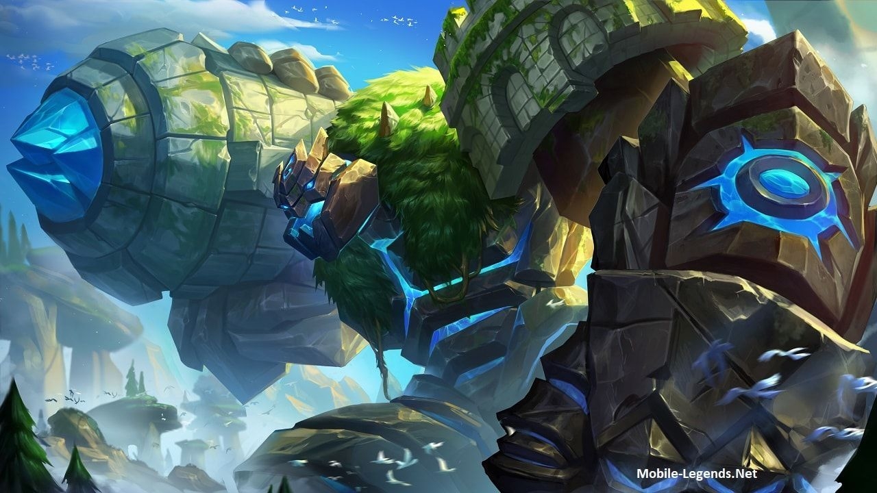 1280x720 Mobile Legends Grock Build e dicas. Desain karakter game, Gambar, Beruang kutub, Desktop