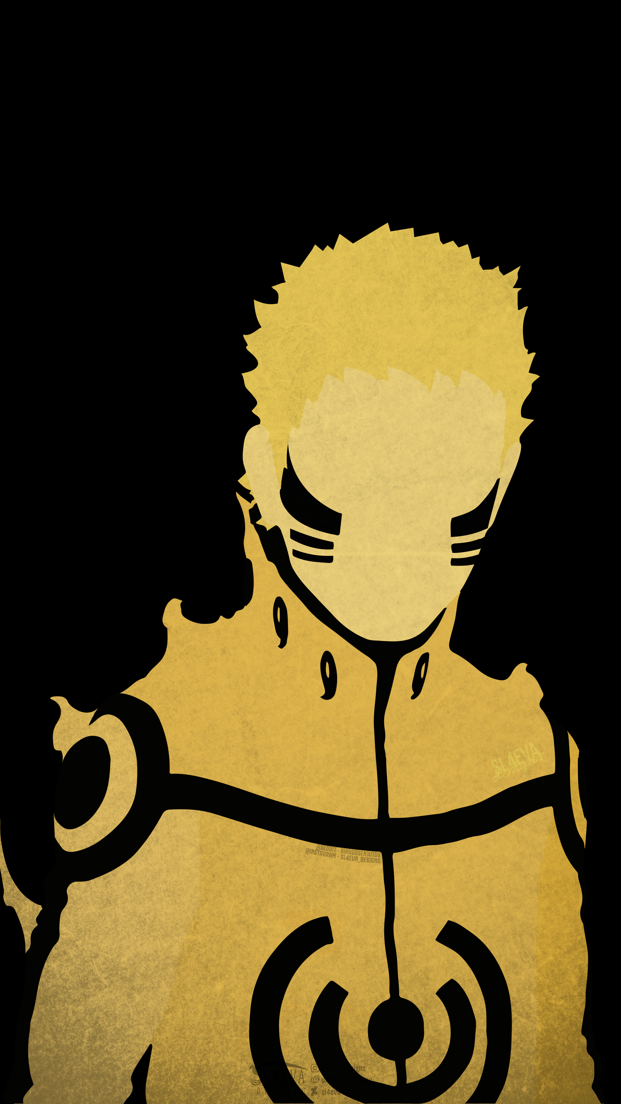 2160x3840 OC So this is the Hokage. Minimal Mobile Wallpaper, Phone