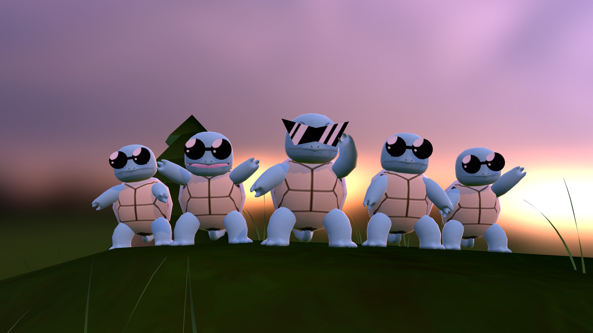 1920x1080 Squirtle Squad !!, Desktop