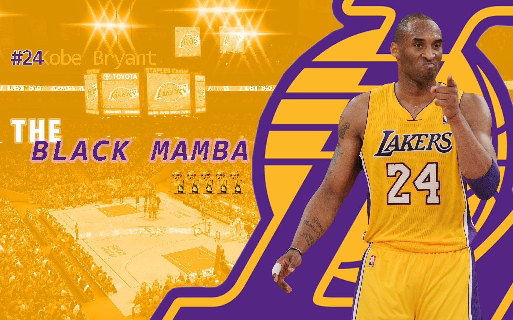 1680x1050 The Black Mamba Kobe Bryant Wallpaper HD, Desktop