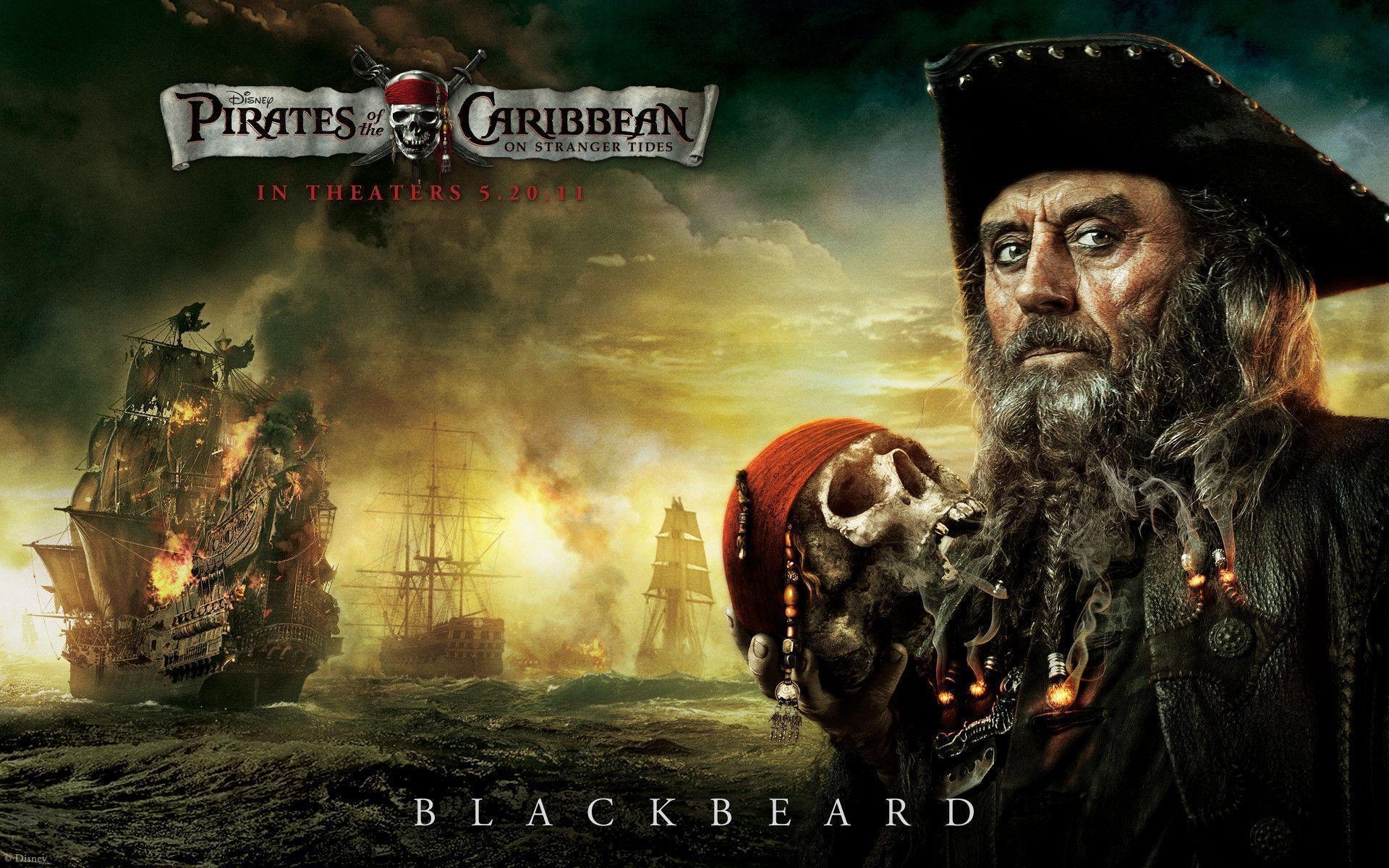 1920x1200 blackbeards ship in pirates of the caribbean 4 hdtv wallpaper, Desktop